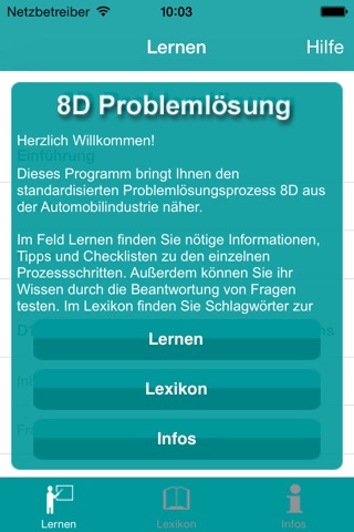 8D Problemlösung screenshot 2