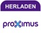 Overal en altijd snel en veilig je belkrediet herladen met de nieuwe Proximus - Herladen App