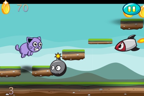 A Mad Flappy Cheshire Cat Vs Angry Missiles - Pro screenshot 2