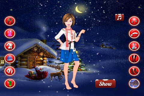 Christmas Girl Dressup - Christmas Game screenshot 4