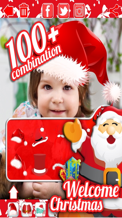 Christmas Santa Photo Sticker - Top Free Best Xmas Camera Holiday FX Effects App