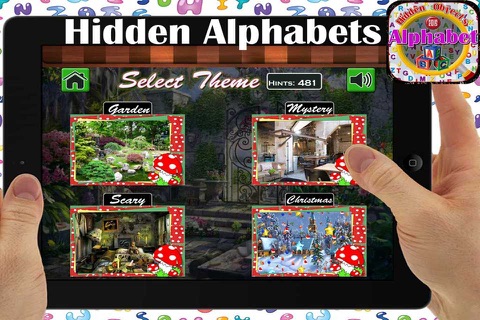 Hidden Alphabets:Garden,Mystery,Scary,Christmas screenshot 2