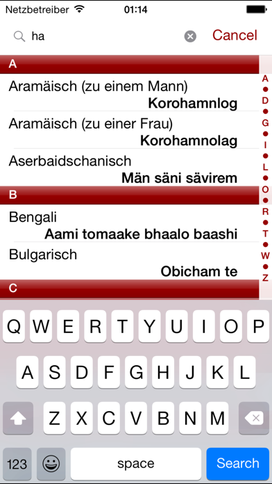 How to cancel & delete I love you - in many languages from iphone & ipad 1