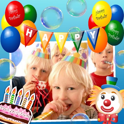Birthday Frames and Stickers icon