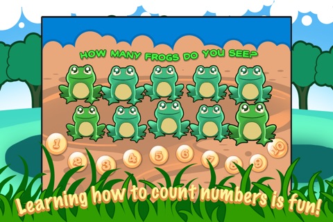 Learn numbers by counting frogs screenshot 2