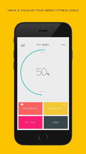 FitWeek: Track & Visualize Your Weekly Fitness Goals(圖1)-速報App