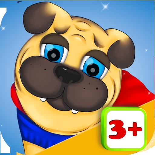A Smart Doggies Adventure educational game for smallest kids free icon
