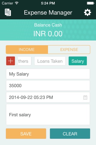 Expense Manager Lite screenshot 2