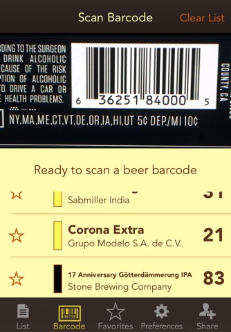 Picky Pint - Beer List Photo into Ratings, Scores and Recommendations screenshot 4