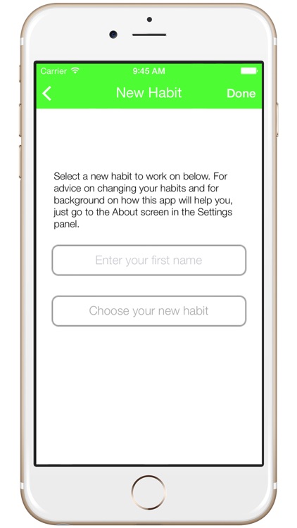 HabitApp - Improve your life one habit at a time