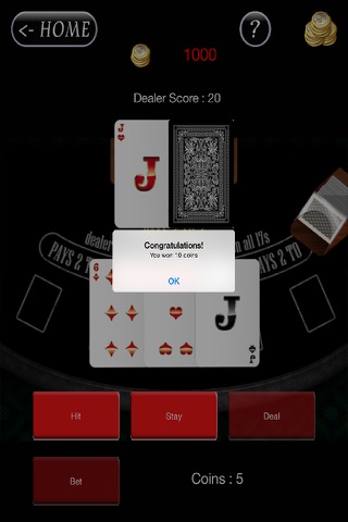 Aaaaaah! CashTop Bonus Casino Blackjack - Chain Roll Seven High: 3d Dynasty screenshot 3