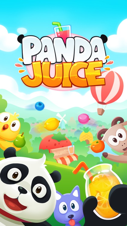 Panda Juice - matching 3 fruit land puzzle adventure screenshot-4