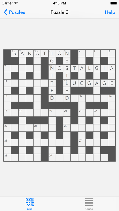 Four Down: Beautiful Crosswordsのおすすめ画像1