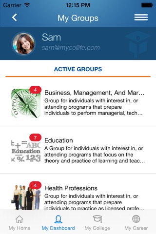 MyColLife screenshot 4