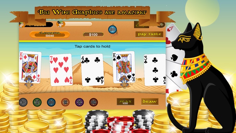 Video Poker HD - Mummies Revenge screenshot-3