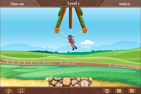 Swinging Ninja Girl Pro - amazing brain strategy arcade game screenshot 2