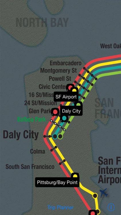 BART Map