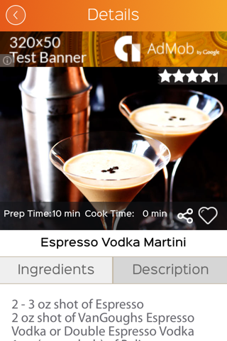 Drinks and cocktails recipes screenshot 2