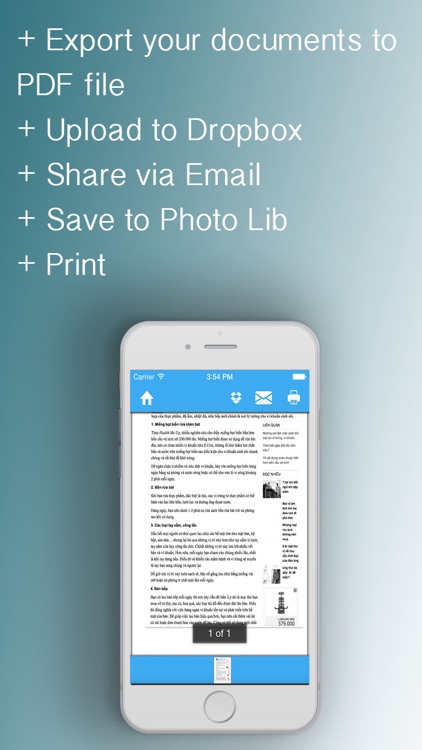 fScanner HD - Fast Scan documents, books, receipts