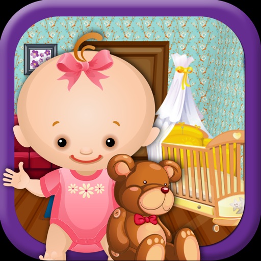 Newborn Baby Room Maker - Mommy and New baby care game for kids iOS App