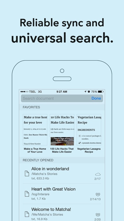 Matcha - Writing App & Text Processor