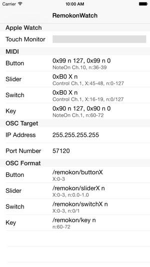 RemokonWatch Free for MIDI/OSC