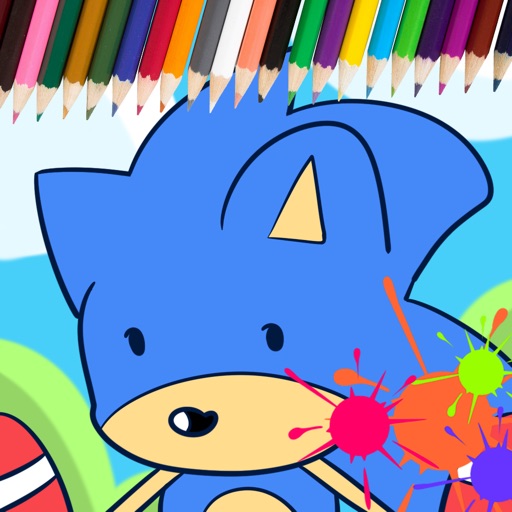 Paint Coloring Game Sonic Boom Version iOS App