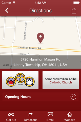 St. Maximilian Kolbe Catholic Church - Liberty, OH screenshot 2