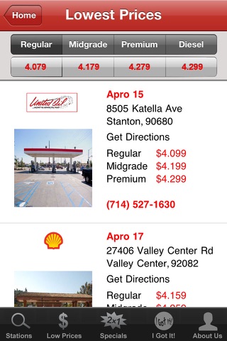 United Oil Company App for iPhone screenshot 2