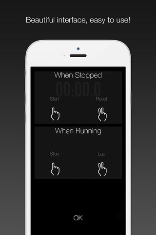 Tap Lap - Simple Gesture Running Timer screenshot 3