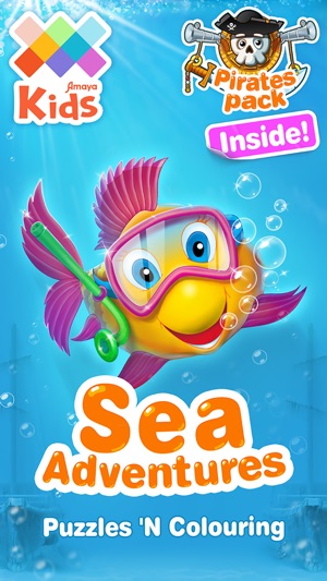 Puzzles 'N Colouring - Sea Adventures(圖1)-速報App