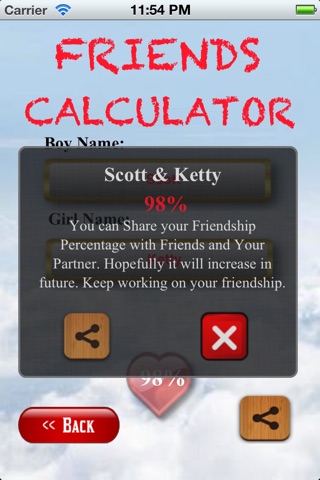 Friends Calculator screenshot 3