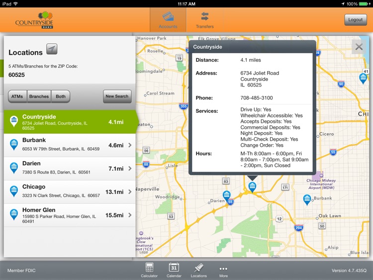 Countryside Bank Tablet Banking screenshot-4