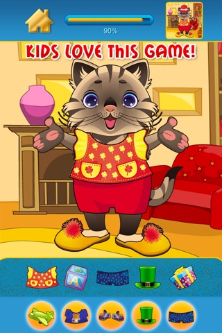 My Virtual Little Kitty And Puppy Copy And Draw Game Advert Free App screenshot 3