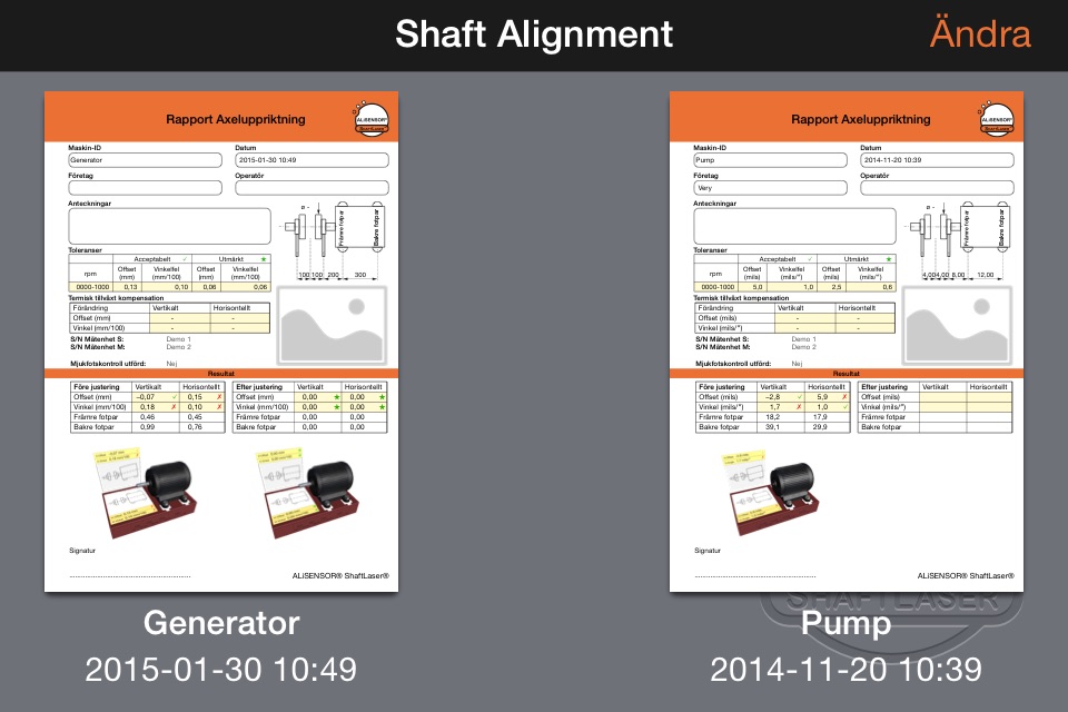 Shaft Alignment for ALiSENSOR® ShaftLaser® screenshot 2