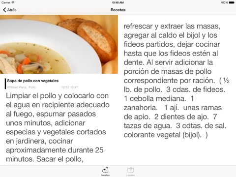 Cuban Recipes Chicken & Restaurants HD screenshot 2