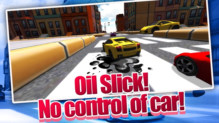 Cartoon Car 3D Real Extreme Traffic Racing Rivals Simulator Game screenshot-3