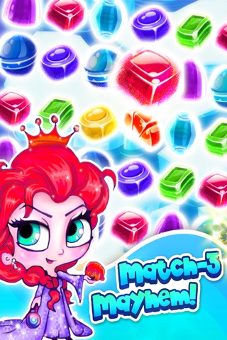 ``` Frozen Ice Queen Match-3``` - fun candy puzzle game for jewel mania'cs free screenshot 2
