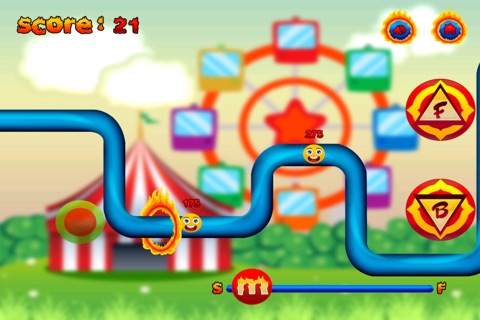 Circus Rings of Inferno - The Happy  Emojis Strategy Game- Free screenshot 4