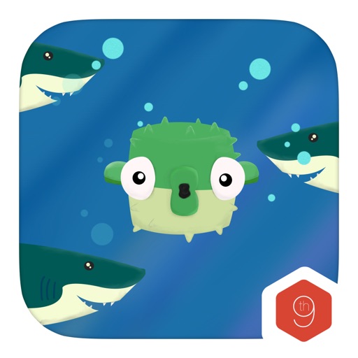 Don't touch the sharks - Puffly Fish icon