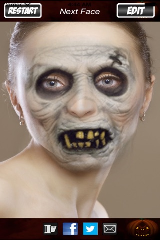 A Virtual Monster Mask: Free Halloween Photo Booth screenshot 4