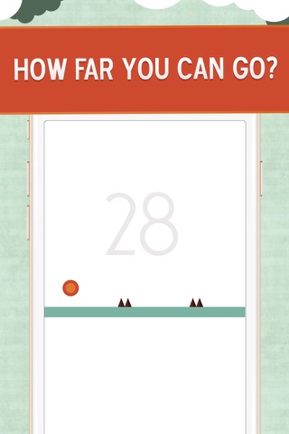Tap the Bouncing Ball Spikes Bits - The Impossible Jump Fever On The Go screenshot 3