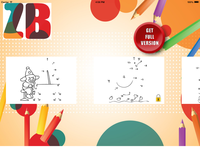 Drawing by numbers points for children