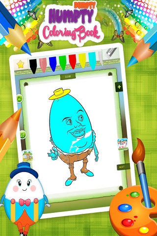 Humpty Dumpty Coloring Book For Kids screenshot 2