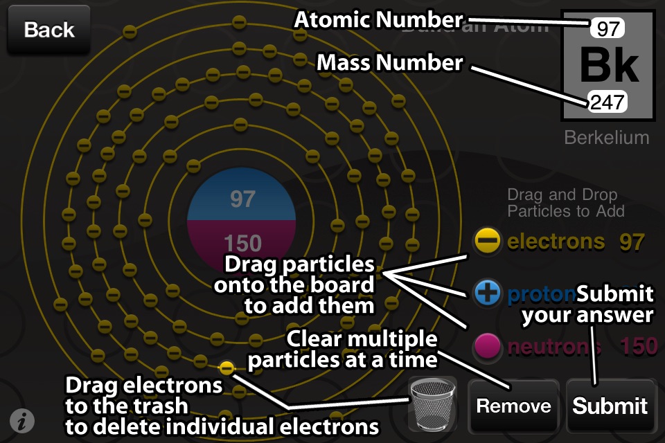 Building Atoms and Isotopes screenshot 4