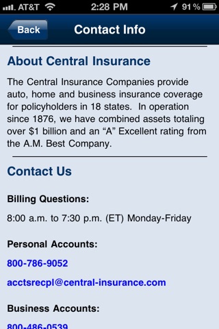 myCentral  Mobile screenshot 3