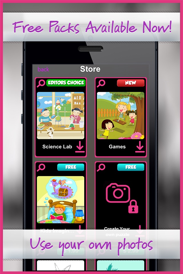 Kid's Jigsaw Touch Puzzle Jigty with Free Packs screenshot 2