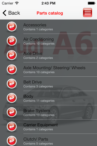 AutoParts  Audi A6 screenshot 3