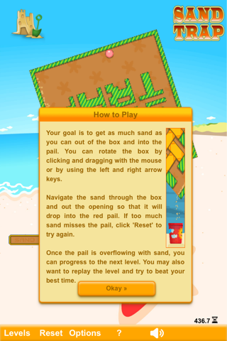 Sand Trap Solo Free - A sand falling puzzle game screenshot 2