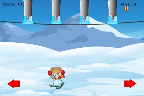 Frozen Snowball Drop - Awesome Catching Rescue Game screenshot 4